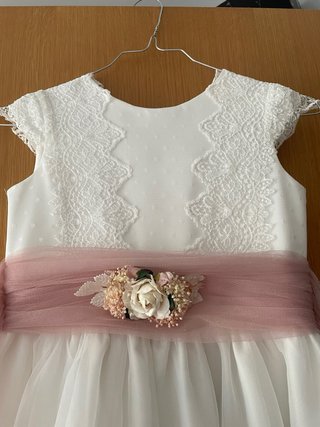 Vestido Comunión + Cancán + Bolero + Tocado