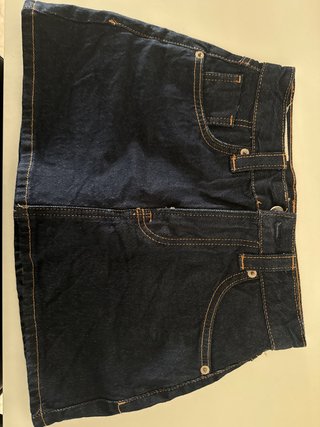 Falda vaquera azul D62.