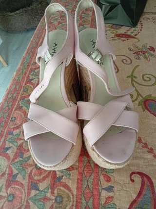 Sandalias Plataforma Aven Rosa
