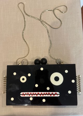 Bolso Clutch Uterqüe Metacrilato Fiesta