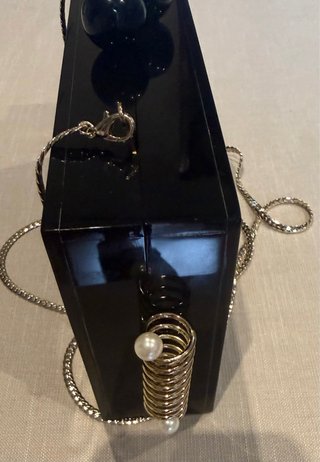 Bolso Clutch Uterqüe Metacrilato Fiesta