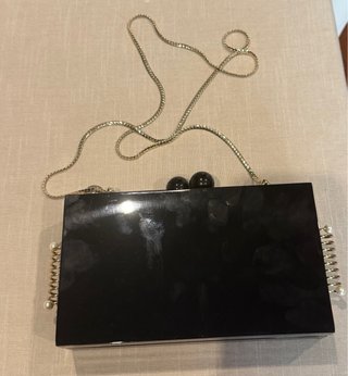 Bolso Clutch Uterqüe Metacrilato Fiesta