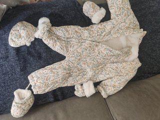 Buzo de invierno de pelo vertbauder bebe 18 meses
