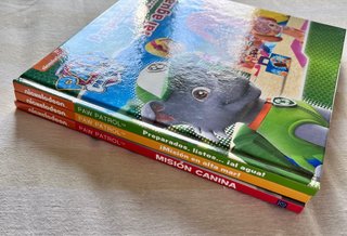 Lote 3 libros infantiles Patrulla Canina