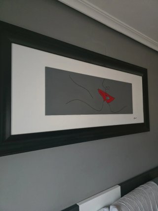 Cuadro Decoración Labios Rojos