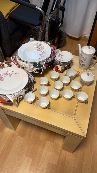 Juego de café porcelana Luiten