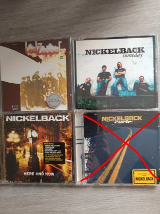 Lote de 4 CDs de Rock
