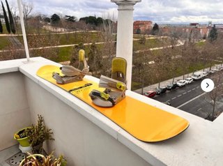 Tabla de Snowboard 150cm con Fijaciones