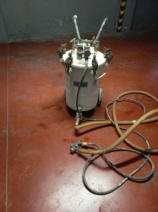 Máquina de gotelé con pistola
