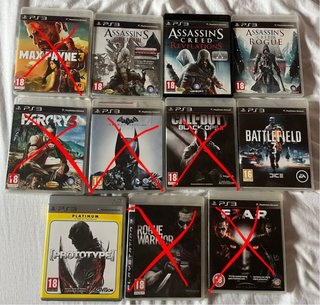 Lote de juegos PlayStation 3 (PS3)