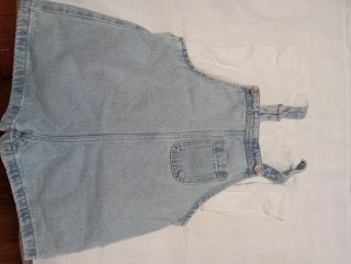 Peto Vaquero Corto con Camiseta