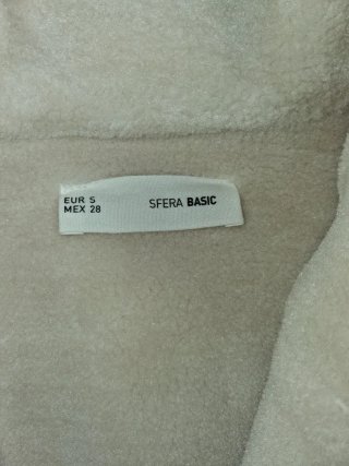Abrigo de pelo beige
