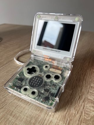 Game Boy Advance SP IPS V5 Transparente