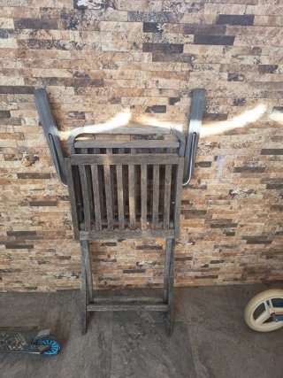 Mesa de teca rectangular