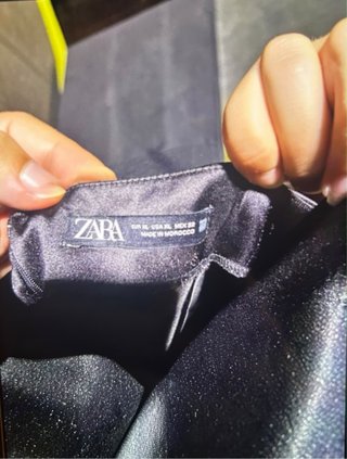 Vestido de fiesta Zara negro