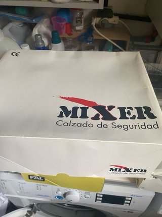 Zapatos de seguridad MIXER negros y turquesa