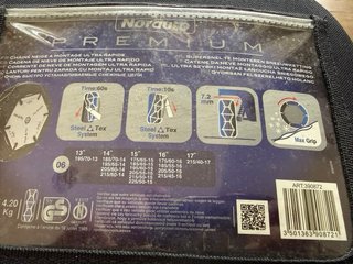 Cadenas de Nieve Norauto Premium