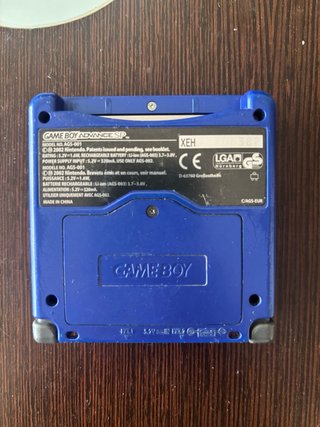 Nintendo Game Boy SP Groudon + Funda y Cargador