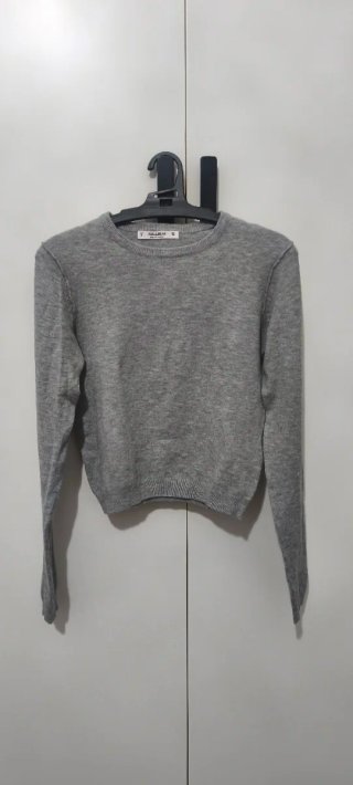 Suéter Gris Pull&Bear Talla S