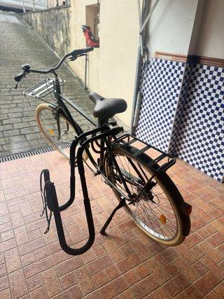 Bicicleta Elops Verde Soportes para tabla de surf