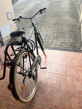 Bicicleta Elops Verde Soportes para tabla de surf