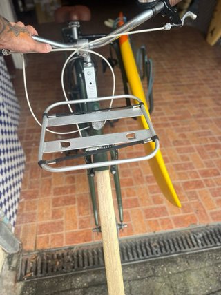 Bicicleta Elops Verde Soportes para tabla de surf