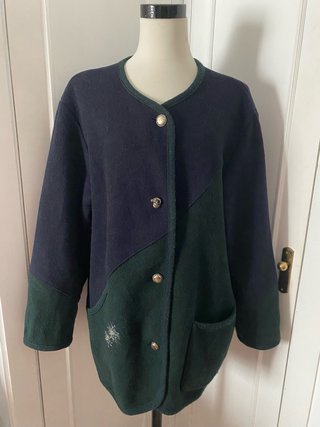 Austriaca vintage mujer bicolor