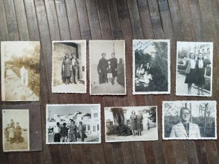 🇪🇸 Álbum de fotos antiguo con fotos. Circa 1940