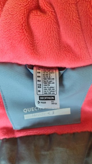 Abrigo de Invierno Quechua para Niña