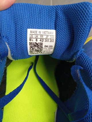 Zapatillas Adidas Fútbol Sala Azul/Amarillo