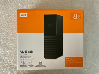 Disco duro externo WD My Book 8TB USB 3.0 nuevo