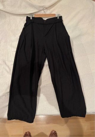 Pantalón ancho Zara negro talla única