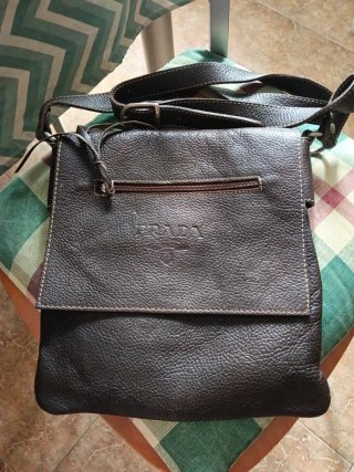 Bolso Prada Marrón Piel