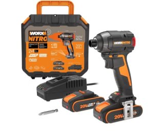 Taladro Atornillador de Impacto Worx Nitro + 1 bat
