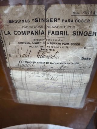 Máquina de Coser Singer de 1923