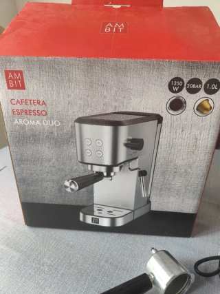 Cafetera Espresso Ambit Aroma Duo 20 Bares