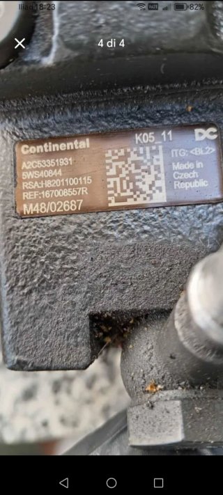 Pompa gasolio Continental per Nissan REVISIONATA