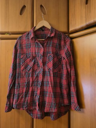 Camisa de cuadros Stradivarius Talla L