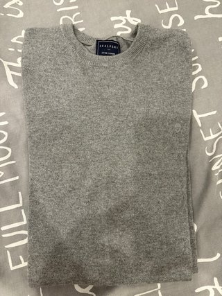 Jersey gris Scalpers algodón-cashmere