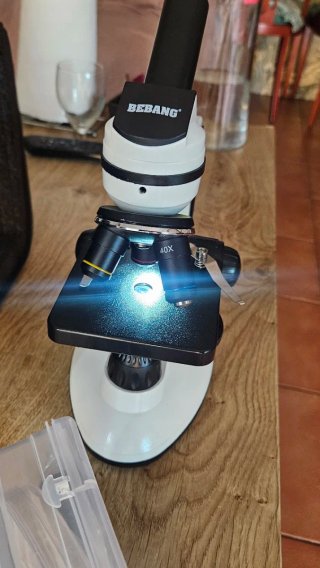 Microscopio óptico 40X-2000X (Solo 2 usos)