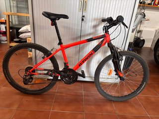 Bicicleta de Montaña Btwin Rockrider Roja
