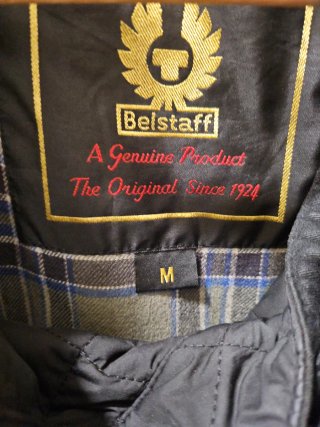 Cazadora Belstaff Negra Talla M