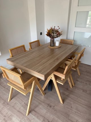 Mesa de comedor Vente Unique madera y metal