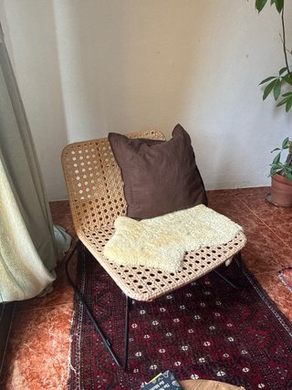Sillón Ratán Sintético Acero Sklum