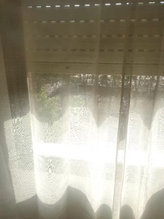 Cortinas Tipo Lino fino lágrimas 280x140cm riel