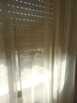 Cortinas Tipo Lino fino lágrimas 280x140cm riel