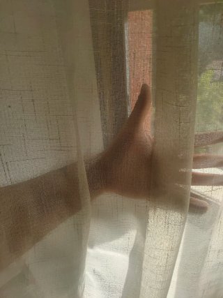 Cortinas Tipo Lino fino lágrimas 280x140cm riel