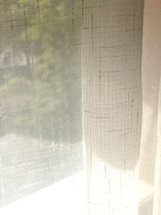 Cortinas Tipo Lino fino lágrimas 280x140cm riel