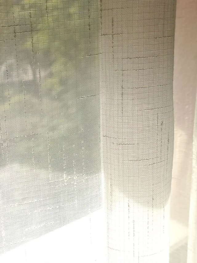 Cortinas Tipo Lino fino lágrimas 280x140cm riel