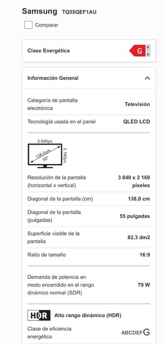 Samsung QLED 55 4K Smart TV QEF1